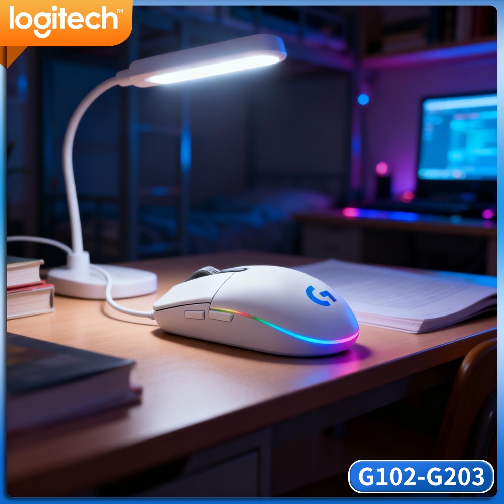 Logitech Mouse G203 - Ratón para juegos con cable Logitech