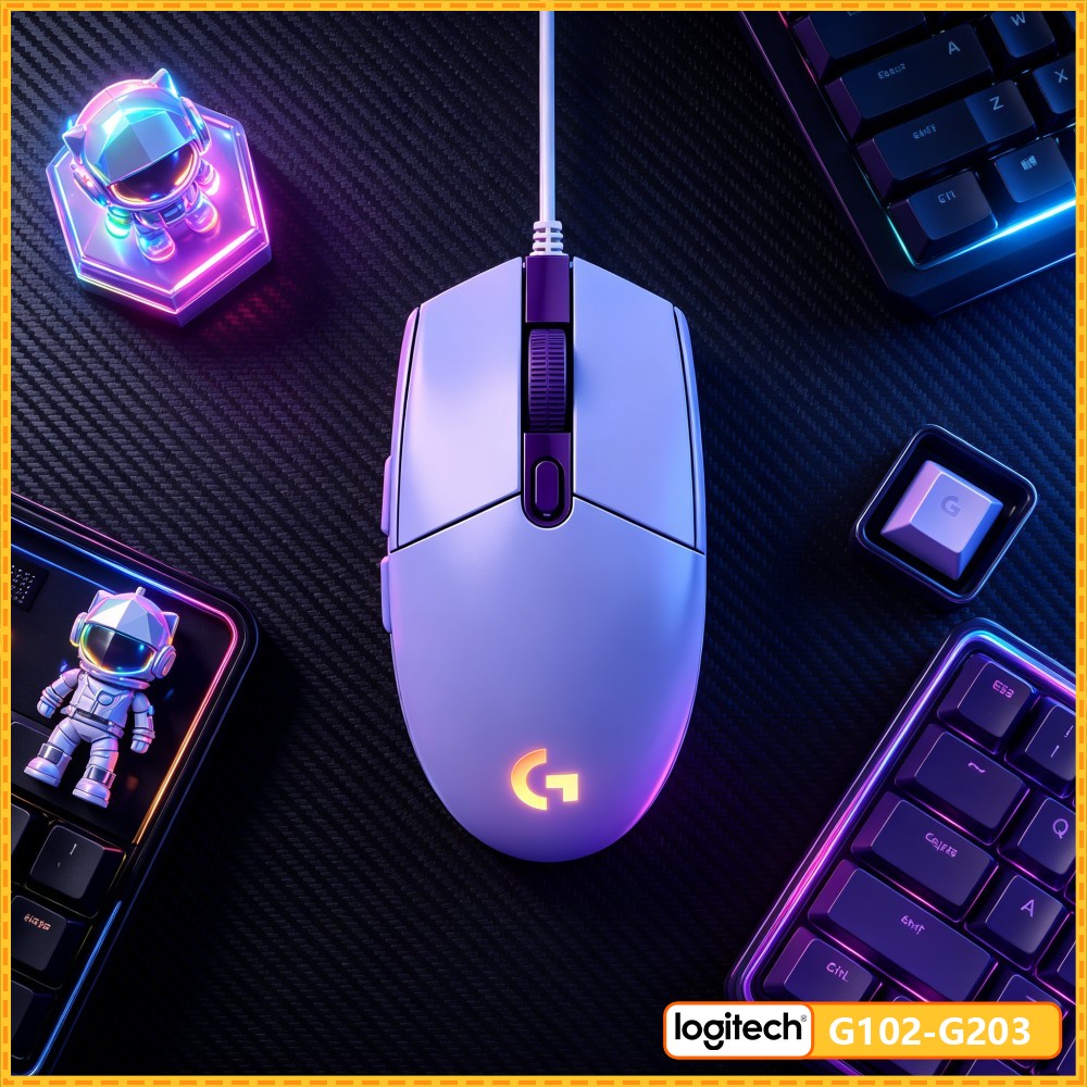 Logitech Mouse G203 - Ratón para Juegos Logitech G203 Prodigy