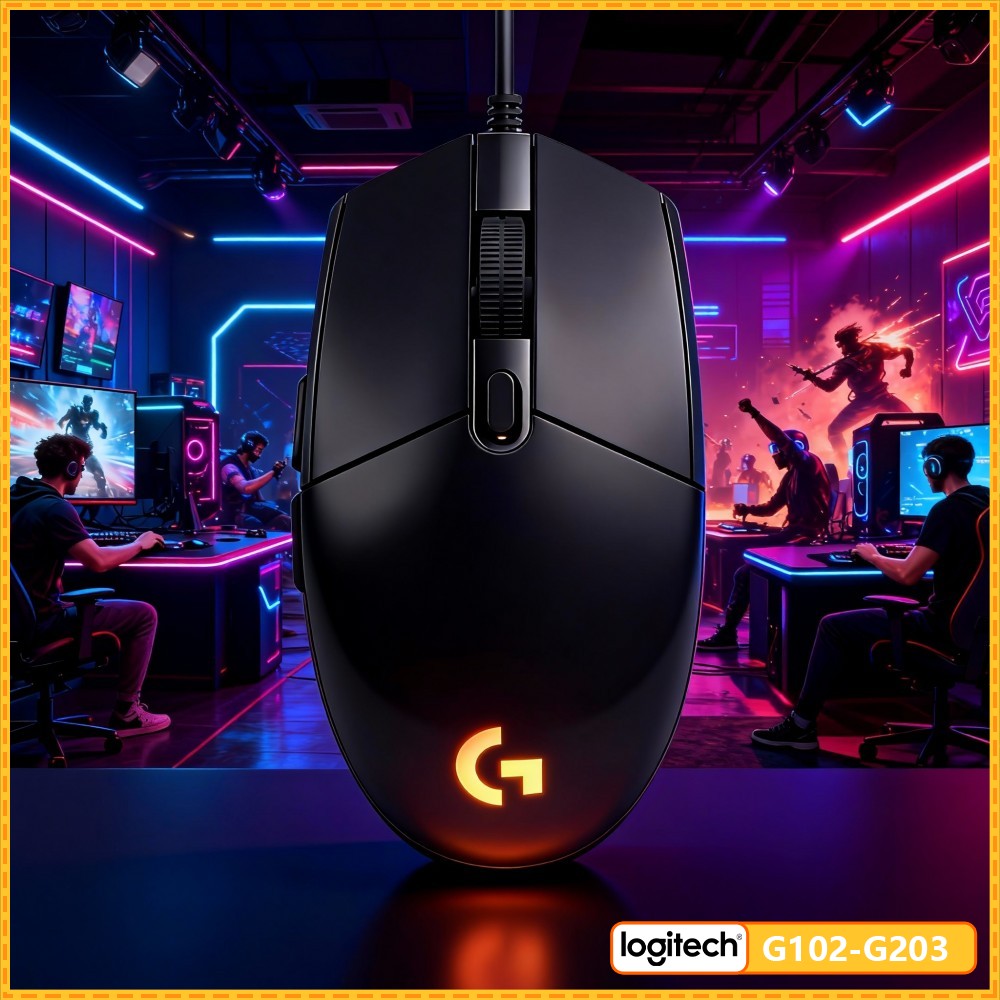 Logitech Mouse G203 - Ratón para Juegos Logitech G203 con